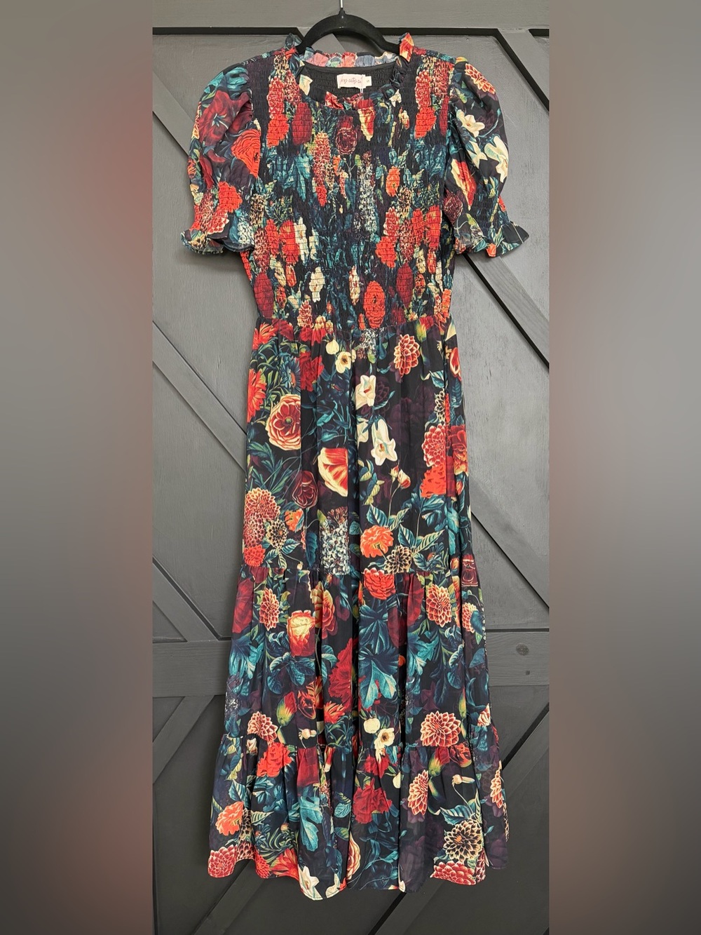 Ivy City Co. Cordelia Dress in Moody Floral, Size Small - Picture 6 of 14